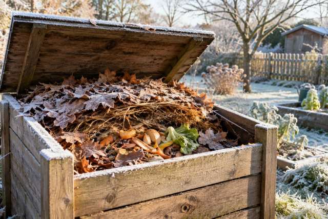Entretenir son compost quand il gèle, de décembre au retour des beaux jours Entretenir son compost quand il gèle, de décembre au retour des beaux jours